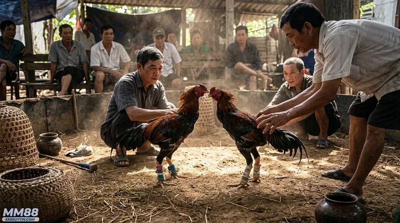 Các bài tập cho gà chọi giúp tăng lực đá hiệu quả